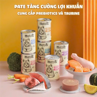 [COMBO 6 LON ] Pate dành cho mèo mọi lứa tuổi ( CATCHY ,KUCINTA,YUMI,LOCAL ) lon 400 gram