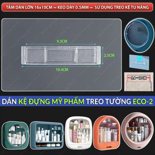  Miếng Dán Tủ Đựng Mỹ Phẩm Treo Tường Bản Lớn Thay Thế Kệ Để Đồ Trang Điểm Nhà Tắm Hamart 