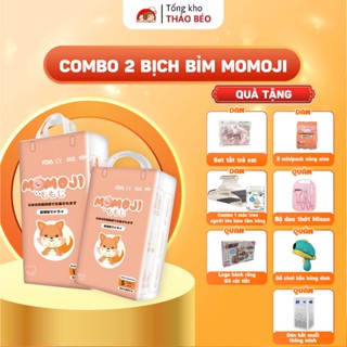 COMBO 2 TÃ QUẦN/DÁN MOMOJI EXTRA PLUS NHẬT BẢN THOÁNG KHÍ,THOÁT ẨM TỐT GIÚP DA BÉ SƠ SINH KHÔ THOẢNG