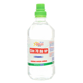 ✅ [Hỏa tốc] Cồn 70 độ Vĩnh Phúc (Chai 500ml) Nắp thường