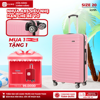 [TẶNG BAO TRÙM] Vali Size 20/24/28 Cao Cấp | Aber AB626 | Vali Nhựa ABS kết hợp vân sọc chống trầy xước