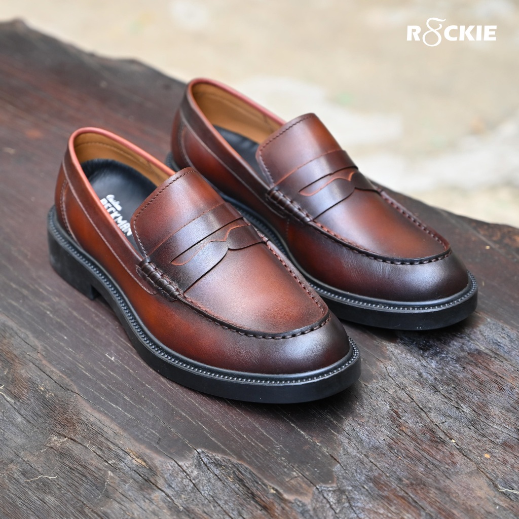 BMHA13 - Giày Beckman Penny Loafer HA - 3 Màu - Đen - Nâu - Cognac