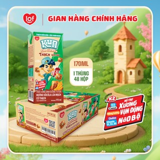 Kun Sôcôla lúa mạch có Thạch thùng 48 hộp x 170ml