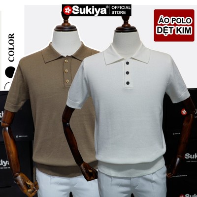 Áo Polo Dệt Kim Nam Basic SUKIYA Cao Cấp Kiểu Dáng Sang Trọng Lịch Sự AL79