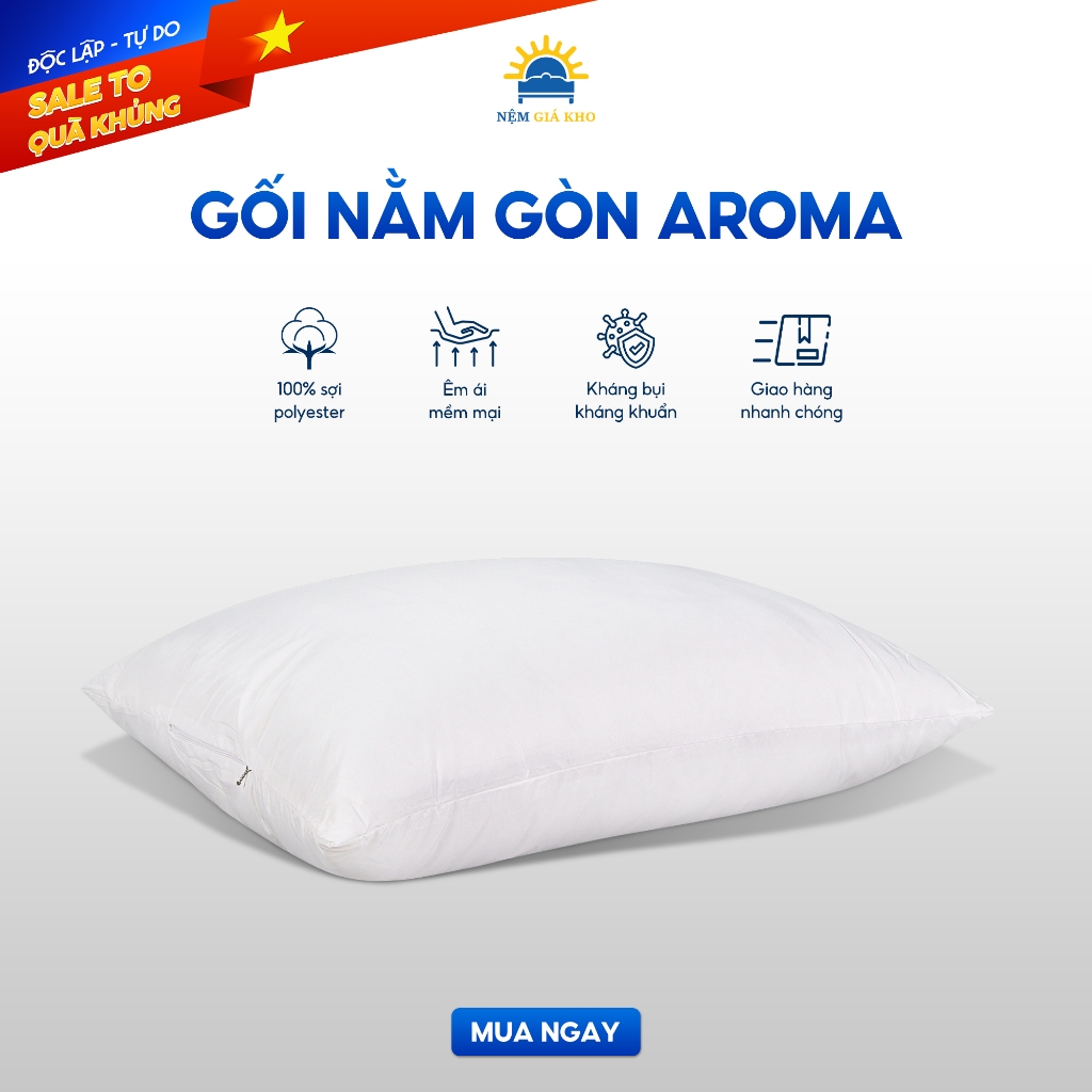 Ruột Gối Ép Hơi Aroma 50x70cm