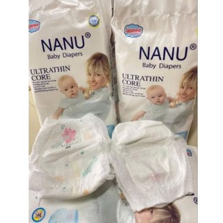 Bỉm dán/ quần NANU cao cấp, dẫn thấm tốt, chống hăm toàn diện đủ size bịch 50 miếng cho bé yêu
