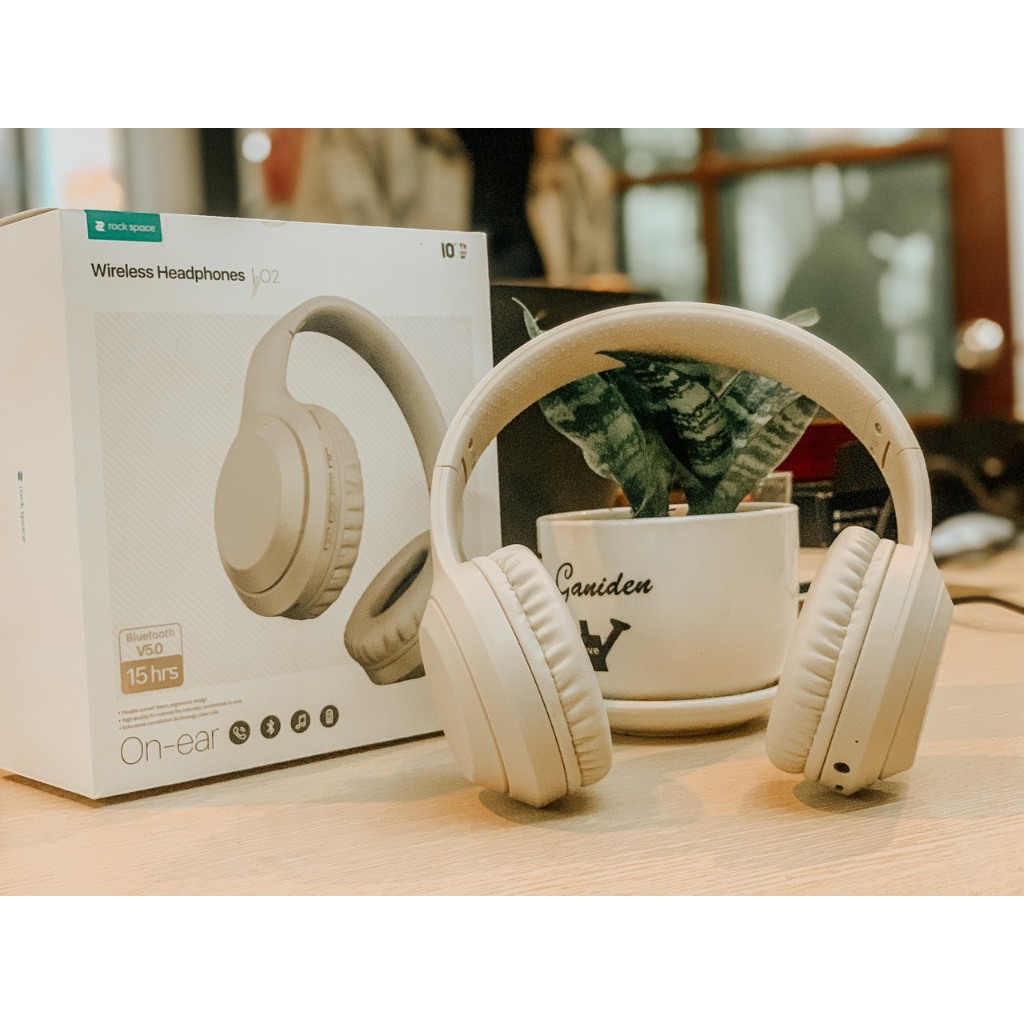 Headphone Tai nghe bluetooth chụp tai Rockspace O2 chính hãng có mic nghe nhạc 15h  bảo hành 1 năm | BigBuy360 - bigbuy360.vn