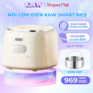 Nồi cơm điện tử cảm ứng đa năng KAW 2.5L công suất 400W - Ruột nhôm chống dính an toàn