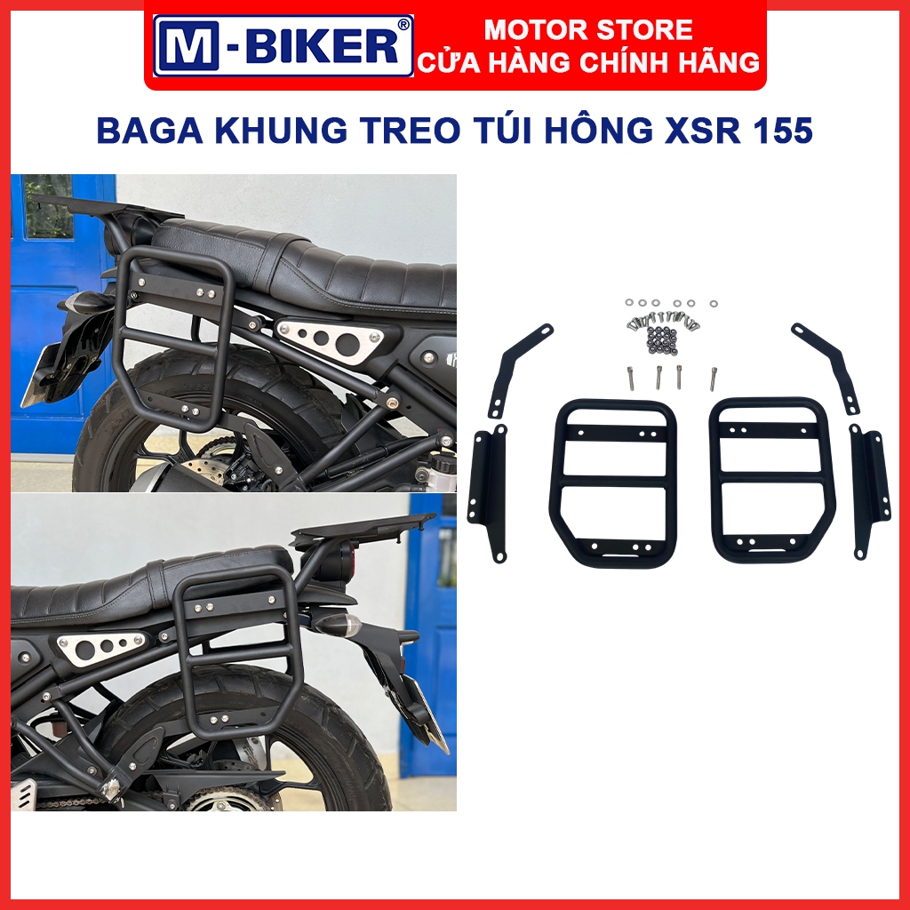 Khung treo túi hông XSR 155, Giá đỡ hông XSR 155, Baga hông dành cho Yamaha XSR 155