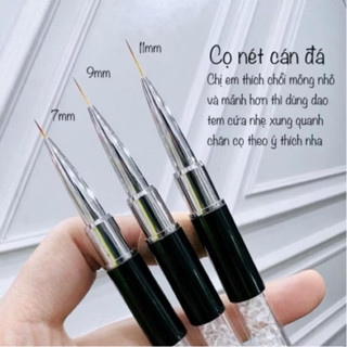 cọ vẽ nét , cọ đắp gel , cọ ombre mái thưa cán đá , cọ làm móng HN NAIL NEW