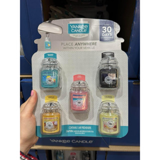 (Nhiều mùi) Nước hoa ô tô/ xe hơi Yankee Candle dạng sáp treo xe, phòng