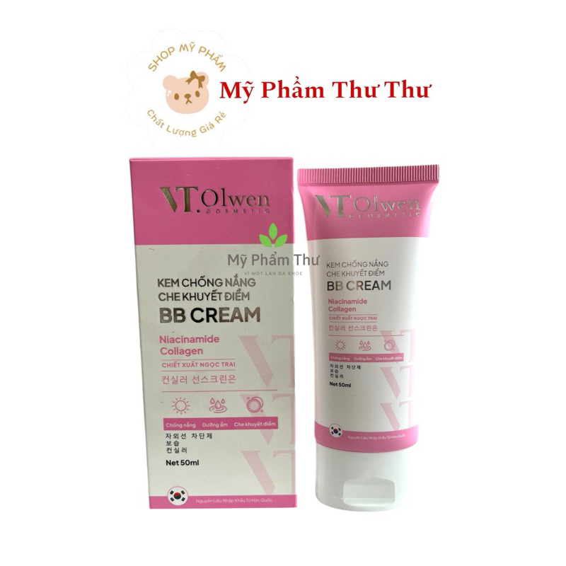 Kem Chống Nắng Vt Olwen Chống Nắng Che Khuyết Điểm