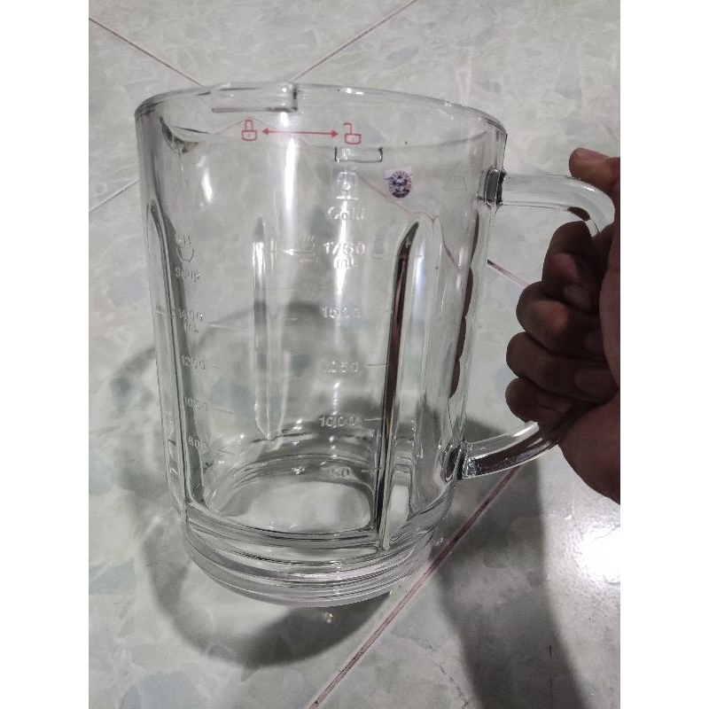 Ly Thủy Tinh Máy Xay Nấu Bluestone BLB-6033 Chính Hãng – Cối Thủy Tinh 1.75L Chịu Nhiệt, Không Kèm D