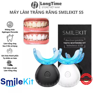 Máy làm trắng răng SMILEKIT S5 giúp răng trắng sáng an toàn không ê buốt chắc khỏe từ sâu bên trong - Bảo hành 24 tháng