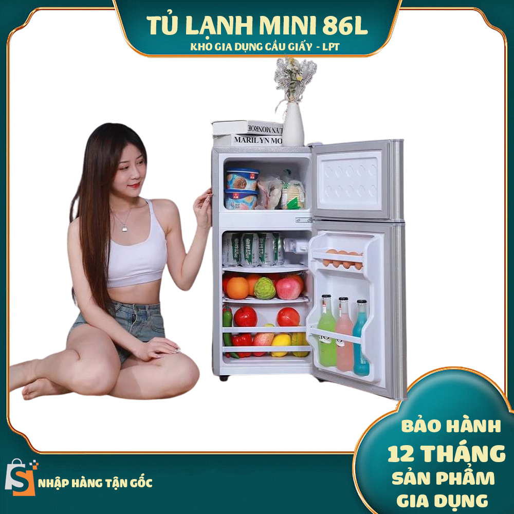 ⭐Tủ lạnh mini 86 lít AIPU BCD-86 có ngăn đá sử dụng cho gia đình – nhà trọ – chung cư mini siêu tiết