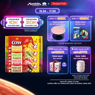 [BAO BÌ GIAO NGẪU NHIÊN] Combo 4 Bánh Quế Cosy 4 Vị Ngẫu Nhiên (Socola, Xoài Xí Muội, Lá Dứa, Dâu)