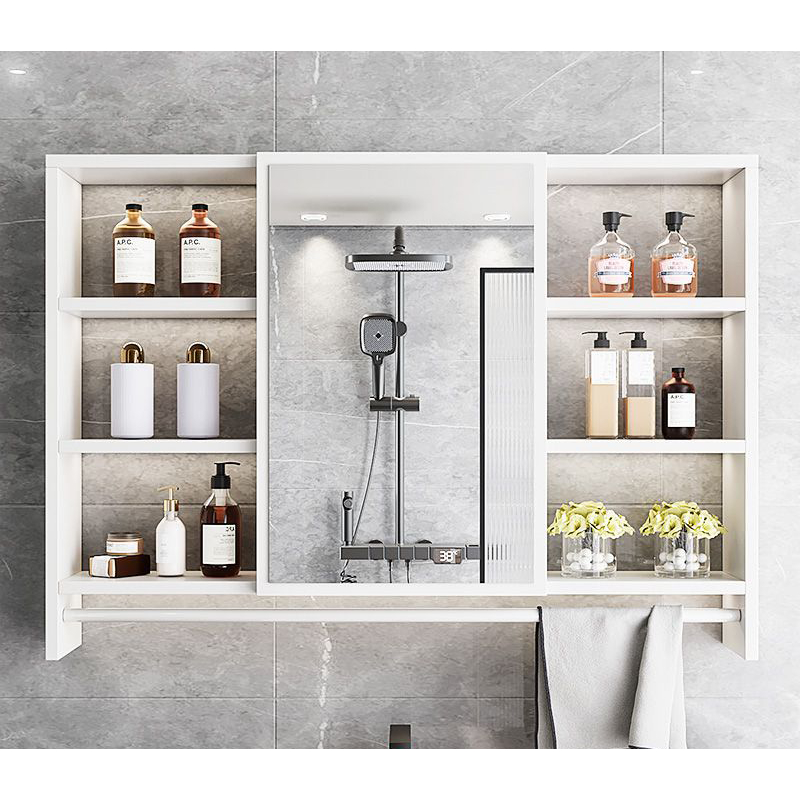 Tủ gương nhà tắm phòng ngủ treo tường màu full trắng nhiều ngăn để đồ tiện lợi decor phòng IGA- GM207 | BigBuy360 - bigbuy360.vn