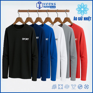  Áo giữ nhiệt nam Thu Đông Áo thun nam tay dài ôm body đẹp cao cấp co giãn 4 chiều VNO87 