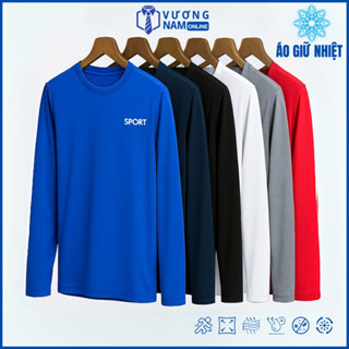 Áo giữ nhiệt nam Thu Đông, áo thun nam tay dài ôm body đẹp co giãn 4 chiều cao cấp VNO87