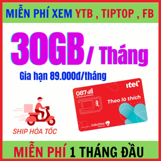  Sim Itel 4G Vinaphone 90GB Tháng Tốc Độ 4G Sim Vinaphone Nghe Gọi SMS - Phí Gia Hạn Cực Rẻ 