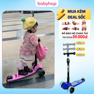 Xe scooter cho bé Babyfast bánh xe phát sáng , chịu lực 100kg sử dụng cho bé  từ 3 tuổi