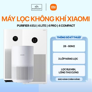 Máy Lọc Không Khí Xiaomi Smart Air Purifier 4/ 4 Lite/ 4 Compact/ 4 Pro Sạch Bụi Mịn, Lông Thú Cưng