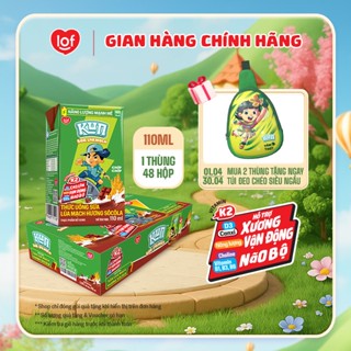 Sữa lúa mạch KUN vị socola thùng 48 hộp x 110ml