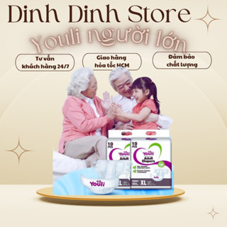 [HCM]  Tã/bỉm Quần Người Già Youli M10 / L10 / XL10 ( 10 miếng )
