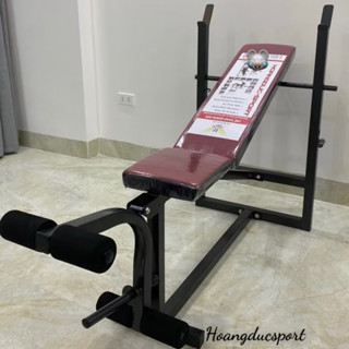 Ghế tập tạ đơn Hoàng Đức Sport , chưa kèm tạ và đòn (bảo hành 12t)