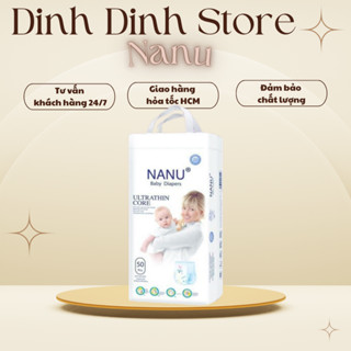 [HCM] Bỉm/Tã Dán/Quần Cao Cấp NANU BABY S50/M50/L50/XL50/XXL50/XXXL50