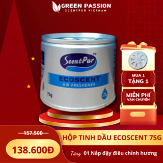 [Tặng kèm Nắp đậy]Tinh dầu ScentPur 75g thơm lâu, thanh lọc ko khí-Hương thơm như Khách sạn, Rạp CGV