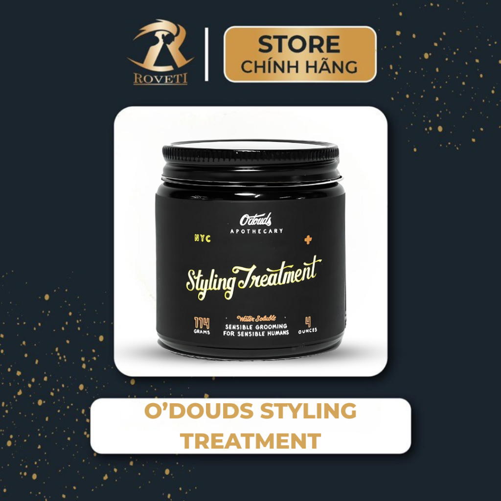 Sáp O'douds Styling Treatment 113g Cao cấp Nhập khẩu Mỹ - Sáp Odouds Gốc Nước Dưỡng Cấp Ẩm Cho Tóc