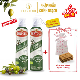 [GIÁ XẢ KHO ] Dầu ăn kiêng Olive dạng xịt Extra Virgin Bertolli 200ml (Ăn kiêng, eat clean, keto, gymer, tiểu đường)-UK