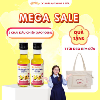 [Tặng túi đeo bỉm sữa] Combo 2 dầu chiên xào cho bé Chubby 100ml