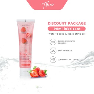 Gel bôi trơn Lemezee 90ml hương dâu tây Gel bôi trơn nam nữ