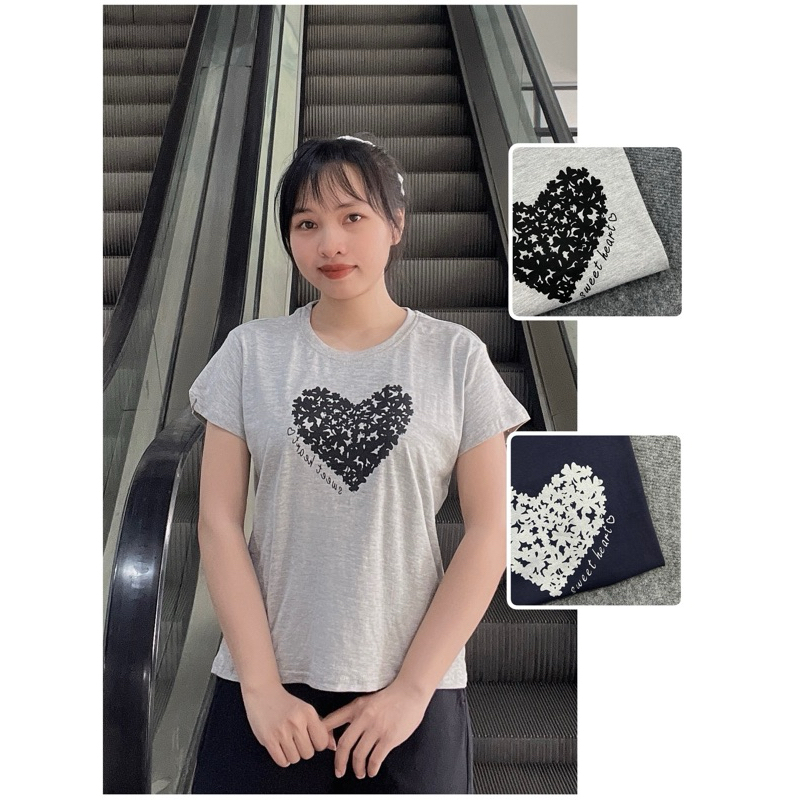 #TheBlues - Áo thun Nữ THE BLUES in hình T2S-GV18024 SALE 50K PVH