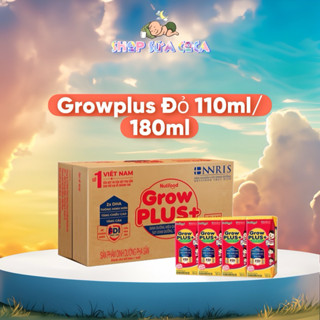 Sữa pha sẵn Nutifood Growplus Đỏ 110ml/180ml - thùng 48 hộp
