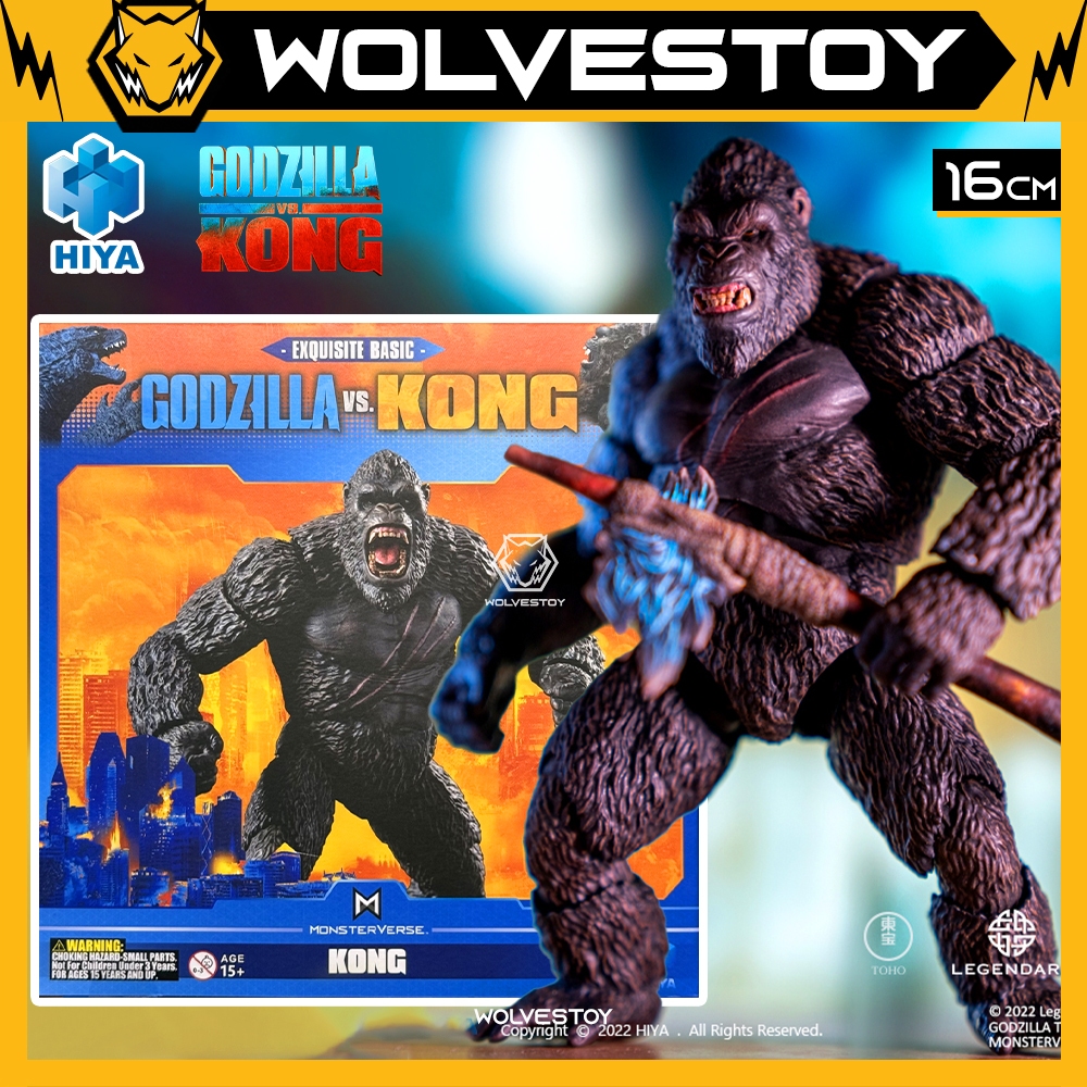 Mô Hình Hiya Toys Exquisite Basic GODZILLA VS KONG 2021 Kong Action Figure