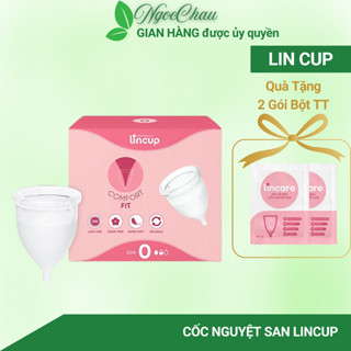 Cốc nguyệt san Lincup, cốc nguyệt san silicon y tế đạt chuẩn FDA Hoa Kỳ, mềm mại, an toàn, đi biển