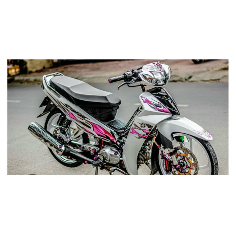 TEM RỜI SIRIUS MẪU LỬA V2 DÁN XE SIRIUS 50cc-110cc