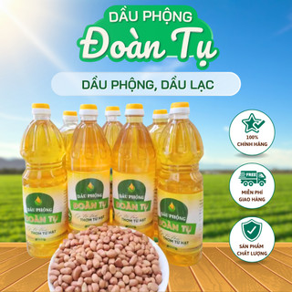 Dầu Phộng, Dầu Lạc Nguyên Chất 100% 1 Lít Quãng Ngãi-Dầu ăn Hương thơm béo ngậy tự nhiên,ĂnChay được
