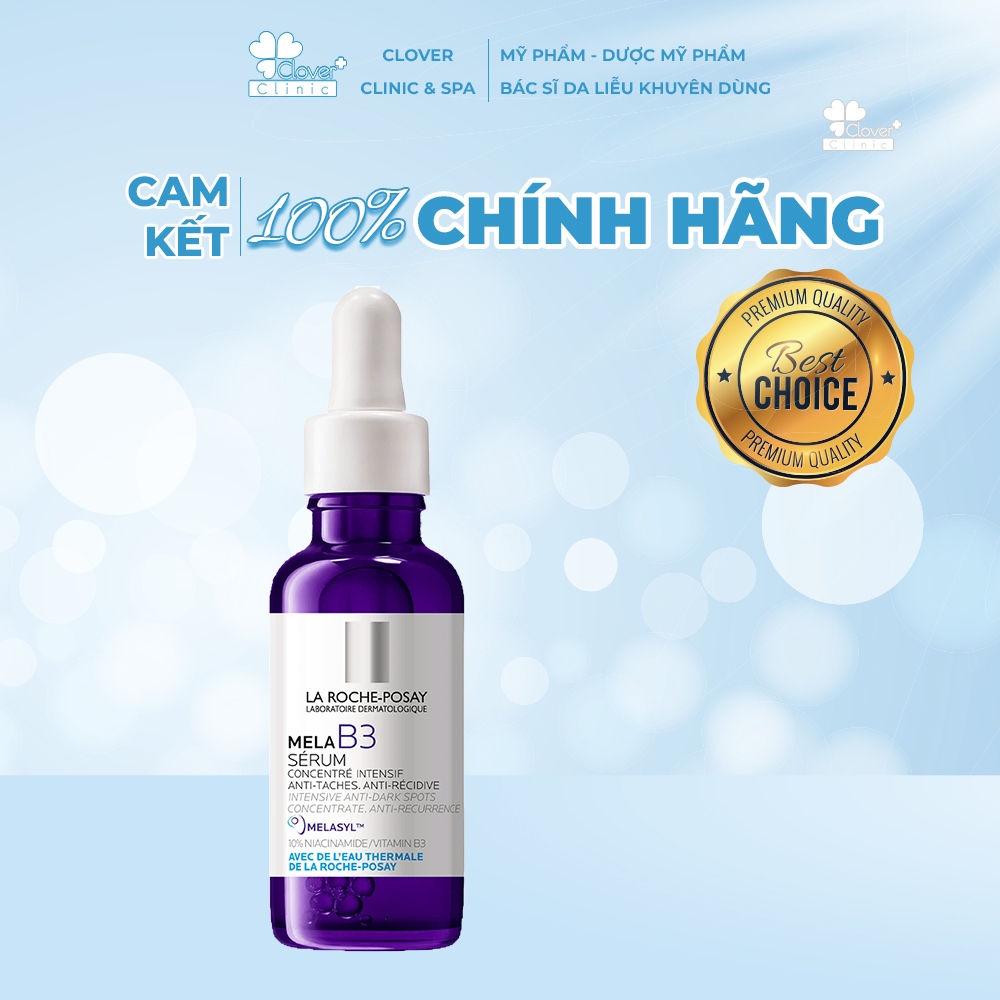 Serum La Roche-Posay Giảm Thâm Nám & Dưỡng Sáng Da 30ml Mela B3 Serum