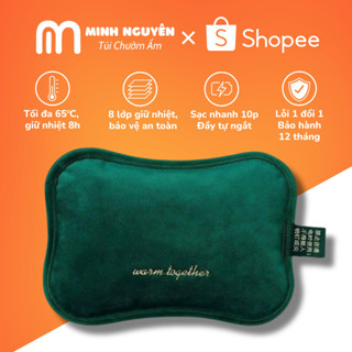 Túi chườm nóng (túi sưởi) - túi chườm bụng kinh HZ008 HanzHeng vải nhung mềm mịn - Sạc chống cháy