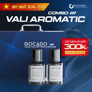 Nước Hoa Ô Tô Cao Cấp GOCADO - AROMATIC Hương Hoa Cỏ Kết Hợp Gỗ Tuyết Tùng Thơm Trầm Ấm Khử Mùi Hôi Xe Dung Tích 160ML