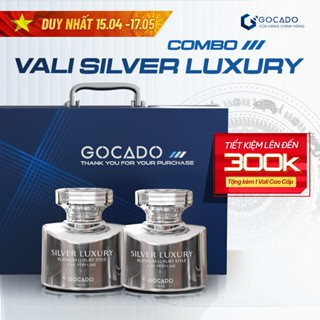 Nước Hoa Ô Tô Cao Cấp GOCADO - SILVER LUXURY Gỗ Đàn Hương Kết Hợp Citrus Thơm Thanh Mát Dung Tích 138ML