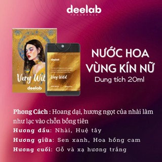 Nước hoa vùng kín nữ Deelab quyến rũ, ngọt ngào, chai 20ml dạng xịt