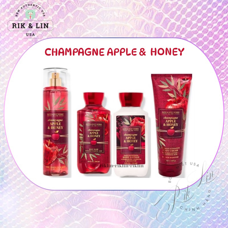 Full Size XỊT THƠM BODY MIST CHAMPAGNE APPLE HONEY