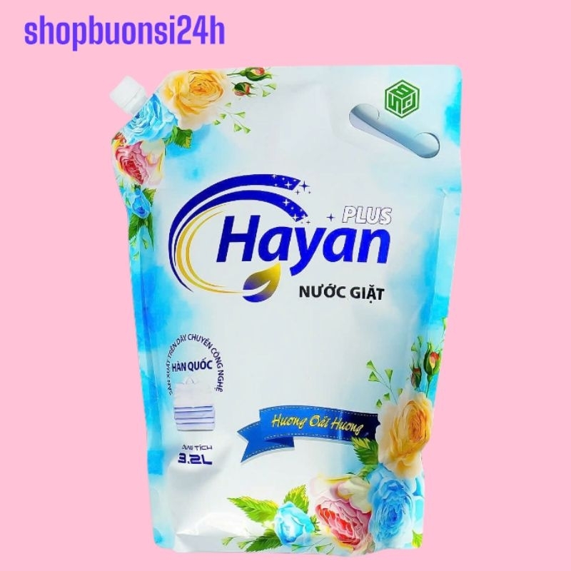 Nước giặt Nước hoa Hayan hương oải hương 3.2 lít