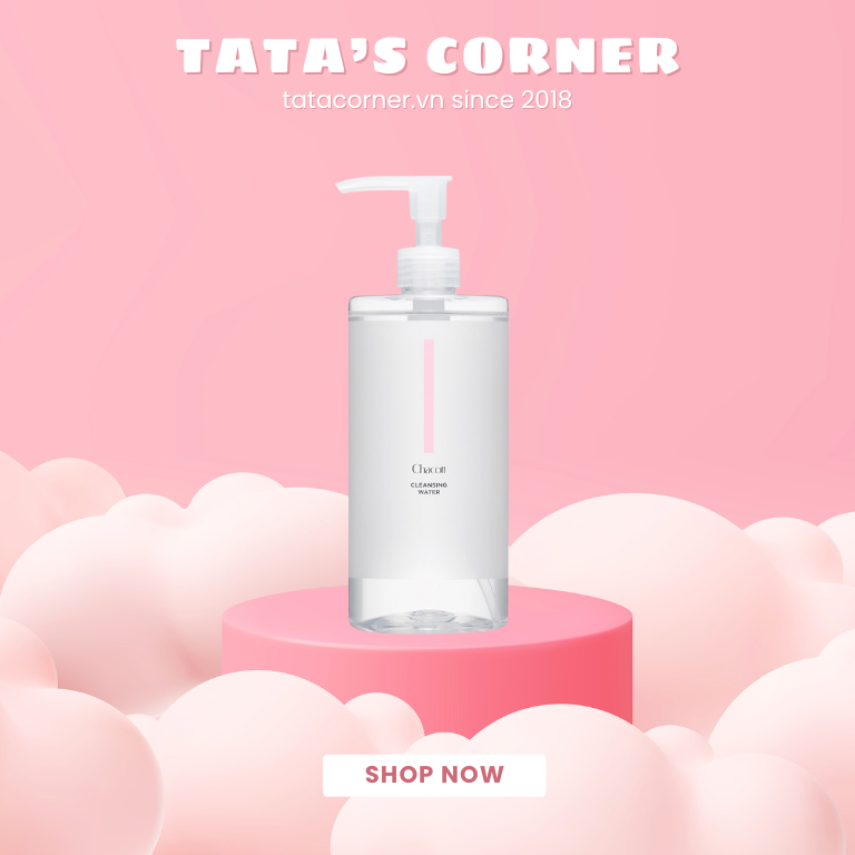 Nước Tẩy Trang Làm Sạch Sâu Dành Cho Da Nhạy Cảm Chacott For Professionals Cleansing Water 500ml l tatacorner.vn