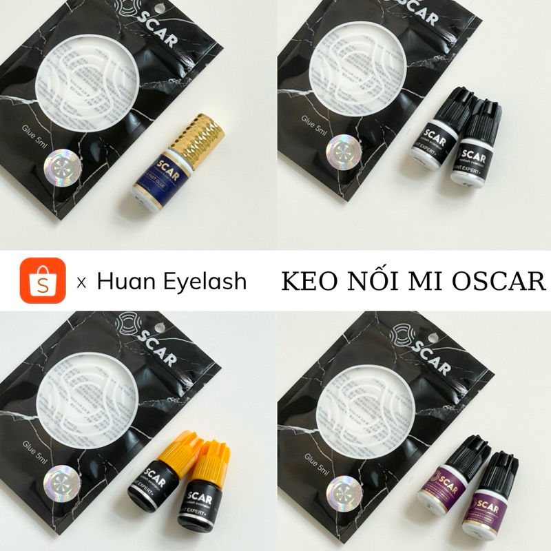 Keo Nối Mi Oscar Chính Hãng Độ Bền 7- 8 Tuần Nhiều Tốc Độ Khô Phù Hợp Cho Cả Thợ Mới Và Thợ Lâu Năm